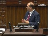 Poseł Andrzej Jaworski - Wystąpienie z dnia 09 pa�dziernika 2014 roku.