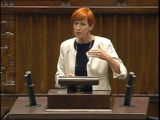 Poseł Elżbieta Rafalska - Wystąpienie z dnia 09 pa�dziernika 2014 roku.