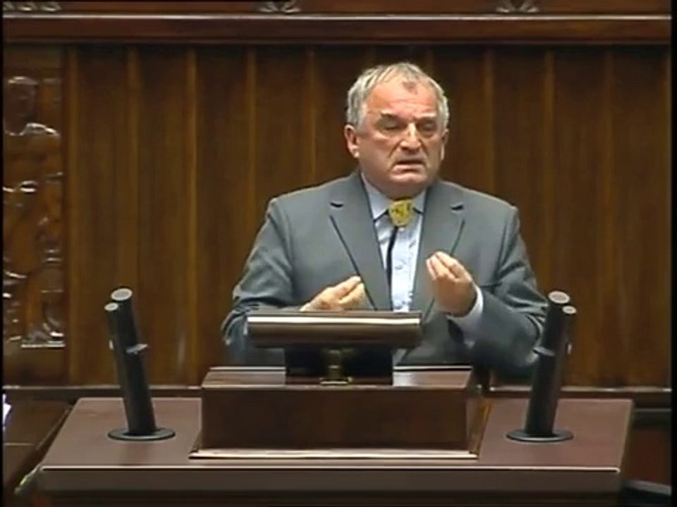 Poseł Jan Rzymełka - Wystąpienie z dnia 09 pa�dziernika 2014 roku.