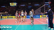 USA 3X1 RUSSIA SET 1 - ROUND 3 - MILANO - VOLLEYBALL WOMEN'S WORLD CHAMPIONSHIP ITALY 2014