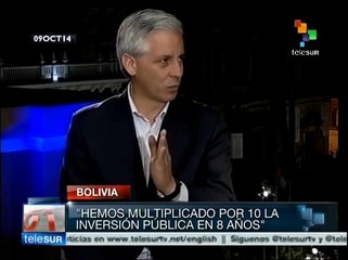 Bolivia ha multiplicado por 10 la inversión pública: García Linera