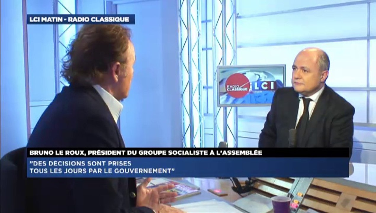 Bruno Le Roux, invité de Guillaume Durand avec LCI