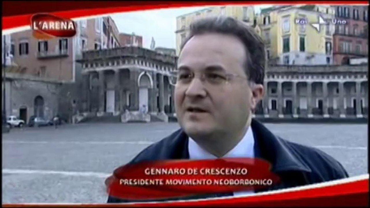 Neoborbonici alla trasmissione L'arena [Regno delle Due Sicilie - Borbone - Briganti)