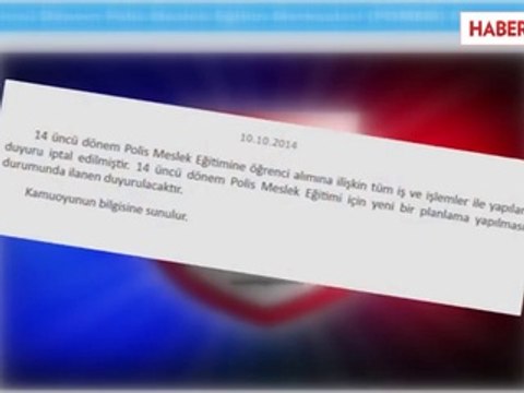 Emniyet Genel Müdürlüğü, 3 Bin 250 Polis Alımını İptal Etti