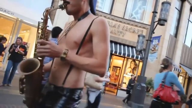 Funny Sax Man Careless Whisper Prank