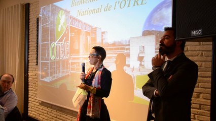 Congres OTRE 09/10/14 Aline Mesples annonce le retrait de l'écotaxe et l'arrêt du blocage