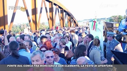 Icaro TV. Ponte sul Conca fra Morciano e San Clemente.