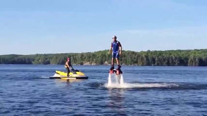 Justin Bieber flyboarding in Canada, 2014 - fahlo video