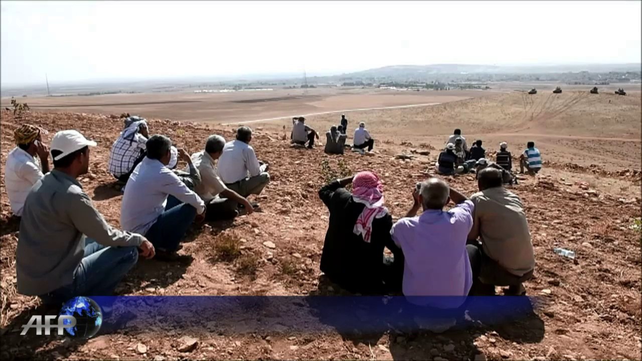 طائرات التحالف الدولي تواصل قصف الدولة الاسلامية قرب كوباني