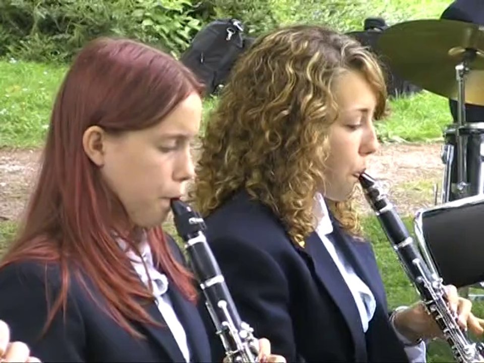 Concert  de l'hamonie d'Avion aux glissoires le 10 Juin 2007