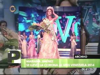 Mariana Jiménez es la nueva Miss Venezuela