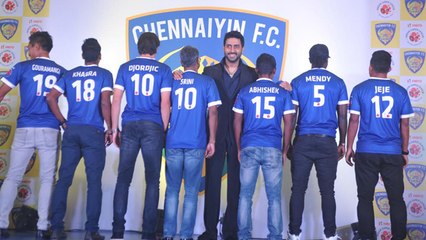Abhishek Bachchan Unveils Chennaiyin F C's Official Jersey!