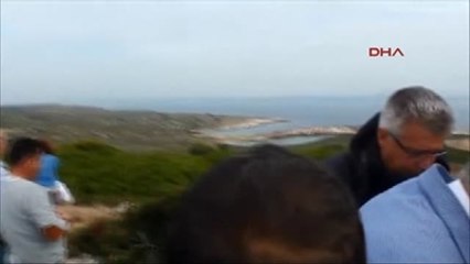 Çanakkale-Görüntülerle Yeniden CHP'li Vekiller İmara Karşı Bozcaada'da