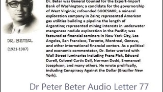 Dr Peter Beter Audio Letter 77 - July 28, 1982 - The Growing Momentum Toward Nuclear War I; America's Domestic Shift Onto a War Footing; The Rising Pitch of Russian Anti-war Warnings