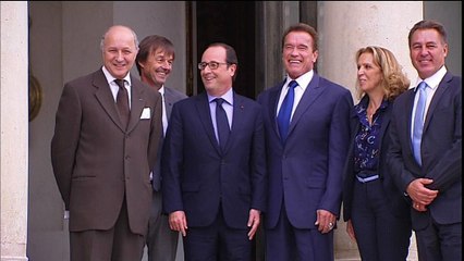Arnold Schwarzenegger à l'Elysée pour sauver la planète
