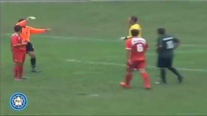 Romeo Mitrovic met une tarte à un arbitre