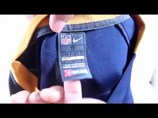 2014 NFL Draft jerseys St. Louis Rams 91# Chris Long Dark Blue unboxing review