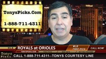 Baltimore Orioles vs. Kansas City Royals Free Pick Prediction MLB Playoff ALCS Game 1 Odds Preview 10-10-2014