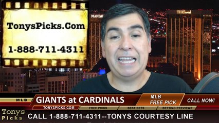 St Louis Cardinals vs. San Francisco Giants Free Pick Prediction MLB Playoff NLCS Game 1 Odds Preview 10-11-2014