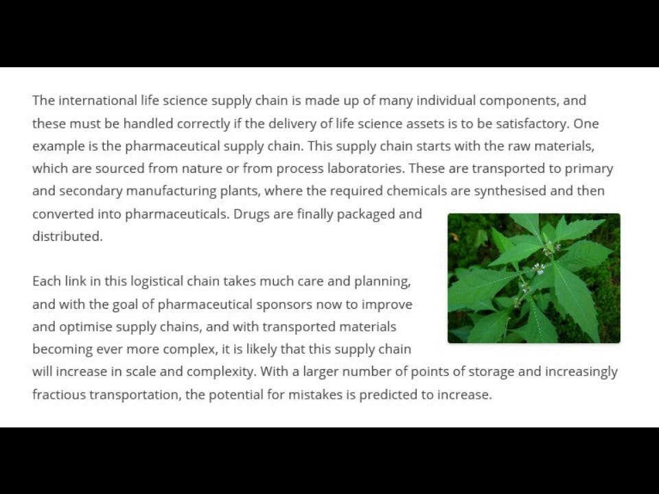 Wes Wheeler and Life Science Supply Chain