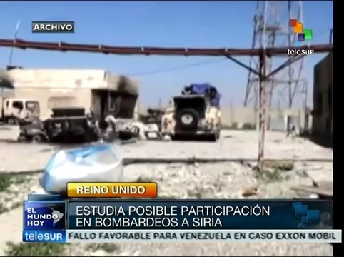 Reino Unido analiza sumarse al ataque contra el EI en Siria e Irak