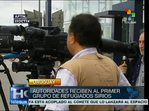 Llegaron a Uruguay 42 refugiados sirios que huyen del conflicto armado