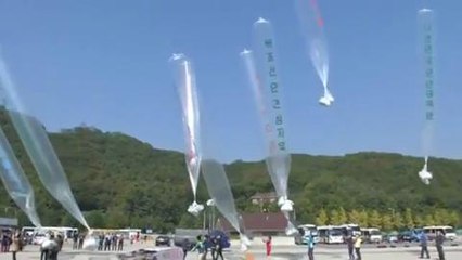 Des tracts anti-dictatures envoyés dans des ballons en Corée du Nord