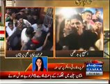 Gareeda Farooqi Manhandled By PTI Supporters in Multan Jalsa
