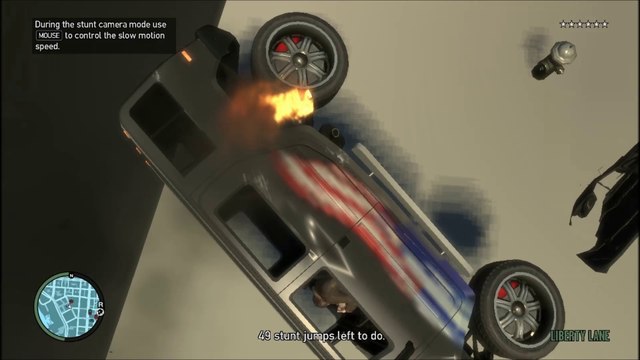 Insane Driving on Invisible roads (invisible road stunt at the end) - GTA IV Gameplay