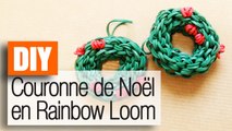 Faire une couronne de l'Avent en élastiques Rainbow Loom - Tuto DIY Noël