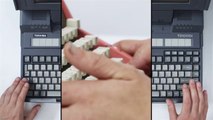 Un geek fait une chanson avec le son de vieux claviers d'ordi!