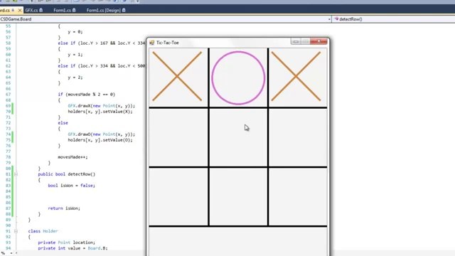 C# Tic-Tac-Toe Tutorial 9 - Detecting 3 In A Row Part 1