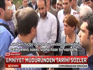 Terörist cenazesinde Emniyet müdürü Vatanın parçalanmayacığını öğreteceğiz