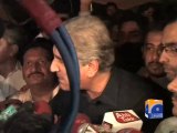 Shah Mehmood Qureshi blame DCO Multan-Geo Reports-10 Oct 2014