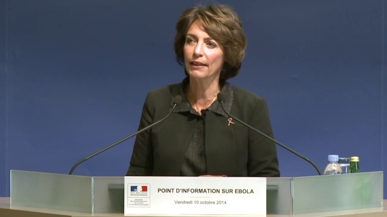Intervention de Marisol Touraine - Conférence de presse Ebola - 10 oct. 2014