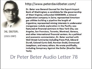 Dr Peter Beter Audio Letter 78 - August 27, 1982 - The Surprise Halt to the Beirut Holocaust; Final Pentagon Plans for Surprise Nuclear War; The Russian Surprise Weapon for Nuclear Defense