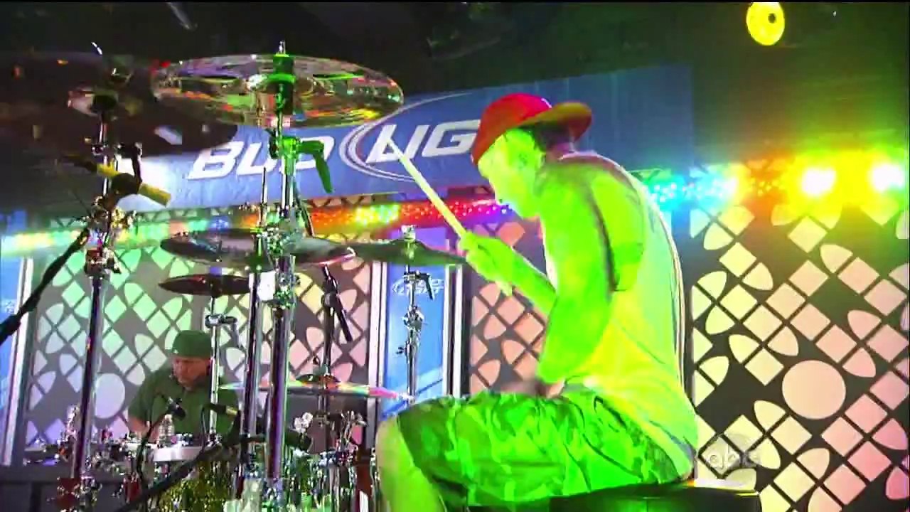 Travis Barker, The Game & Swizz Beatz "Can a Drummer Get Some" Live @ ABC "Jimmy Kimmel Live!", Bud Light Indoor Stage, Los Angeles, CA, 02-10-2011