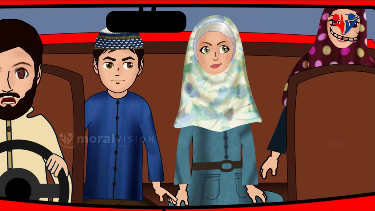 Dua when riding vehicle - Abdul Bari Islamic cartoon for children