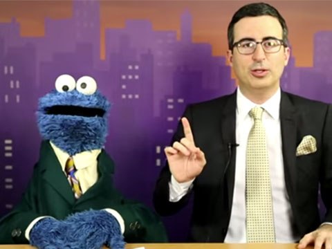 W-ORD Channel 7 News With John Oliver and Cookie Monster