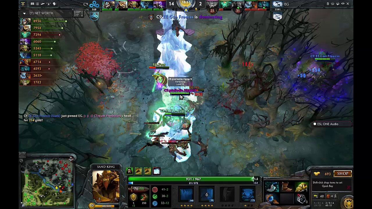Cloud9 vs. Evil Geniuses GAME 2 10.10.2014