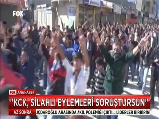 Kürt siyasetinden sağduyu çağrısı KCK, Silahlı eylemleri soruştursun