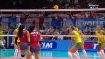 BRASIL 3X0 DOMINICAN REPUBLIC SET 1B - ROUND 3 - MILANO - VOLLEYBALL WOMEN'S WORLD CHAMPIONSHIP ITALY 2014