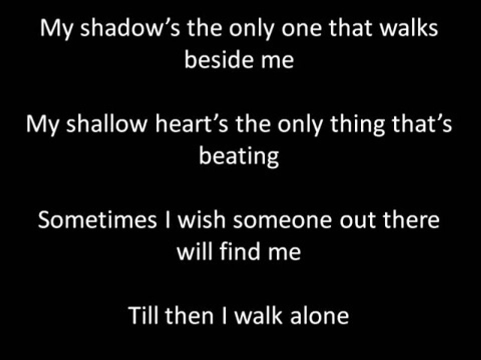 Green Day - Boulevard of Broken Dreams Lyrics