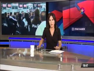 Otomobilini Kobani eylemi yapanların üzerine böyle sürdü