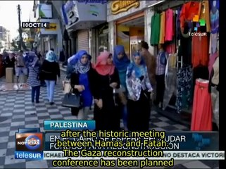Gazans hold the first meeting of the new Unity Government of Palestine