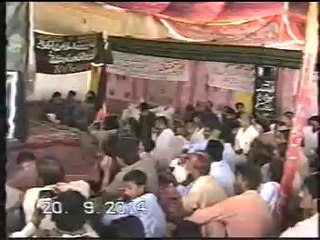 Zakir Hassan Raza Hashim Salana Majlis (20 Sep 2014) at Basti Mehmoodaywala Near Kukkarhatta (Kabirwala) (2 of 3)