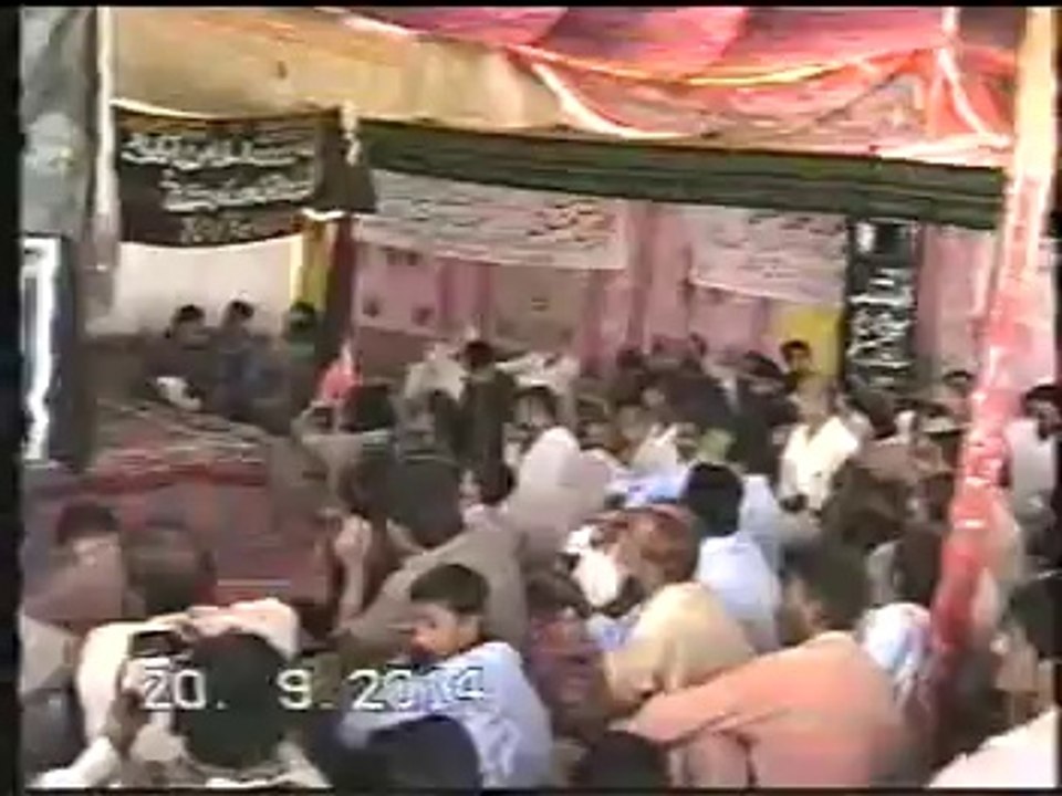 Zakir Hassan Raza Hashim Salana Majlis (20 Sep 2014) at Basti Mehmoodaywala Near Kukkarhatta (Kabirwala) (2 of 3)