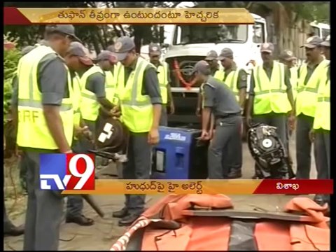 Hud Hud Cyclone : High alert sounded in Coastal A P - Tv9
