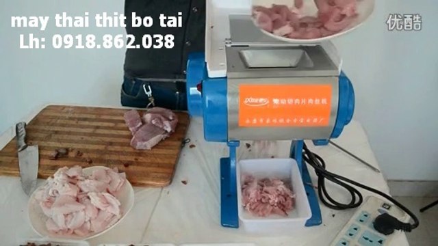 máy thái thịt gia đình, máy thái tai heo làm nem, máy cắt thịt bò tái