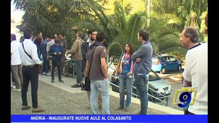 ANDRIA | Inaugurate nuove aule al "Colasanto"